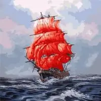 Картина по номерам Алые паруса 