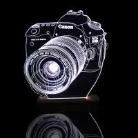 3D светильник «Фотоаппарат»