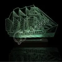 3D светильник «Парусник»