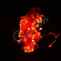 Гирлянда однотон (красная) 100 LED