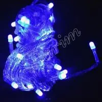 Гирлянда однотон (синяя) 100 LED