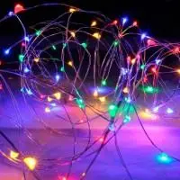 Гирлянда Роса (Мульти) 10 LED  на батарейках
