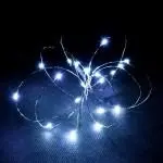 Гирлянда Роса (Белый холодный) 10 LED  на батарейках