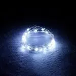 Гирлянда Роса (Белый холодный) 20 LED  на батарейках