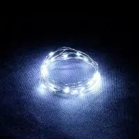 Гирлянда Роса (Белый холодный) 20 LED  на батарейках