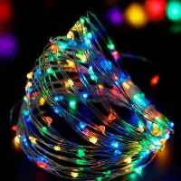 Гирлянда Роса (Мульти) 50 LED  на батарейках