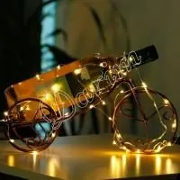 Светодиодная гирлянда Роса (Белый теплый) 100 LED  на батарейках