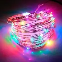 Гирлянда Роса (Мульти) 100 LED  на батарейках