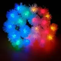 Гирлянда «Снежинка пушистая» 20 LED