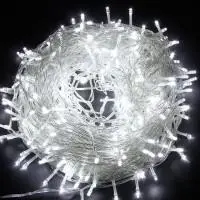 Гирлянда однотон (холодный белый) 200 LED