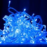 Гирлянда однотон (синяя) 200 LED