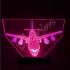 3D светильник «Самолет»