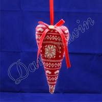 Сердце плюшевое 